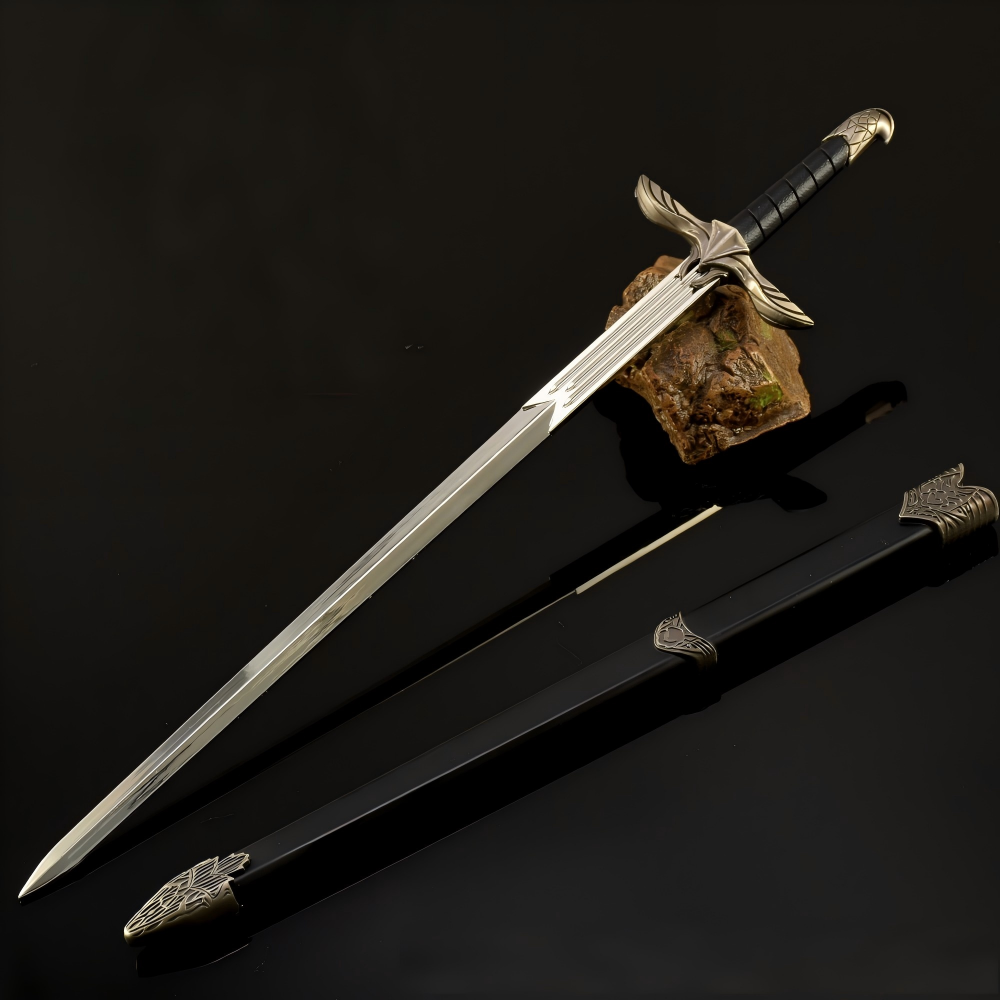 Miniature Decorative Sword with Scabbard – Viking & Medieval Blade for Home & Office