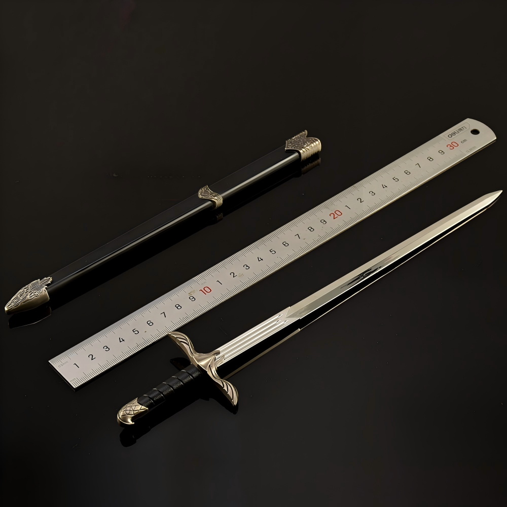 Miniature Decorative Sword with Scabbard – Viking & Medieval Blade for Home & Office