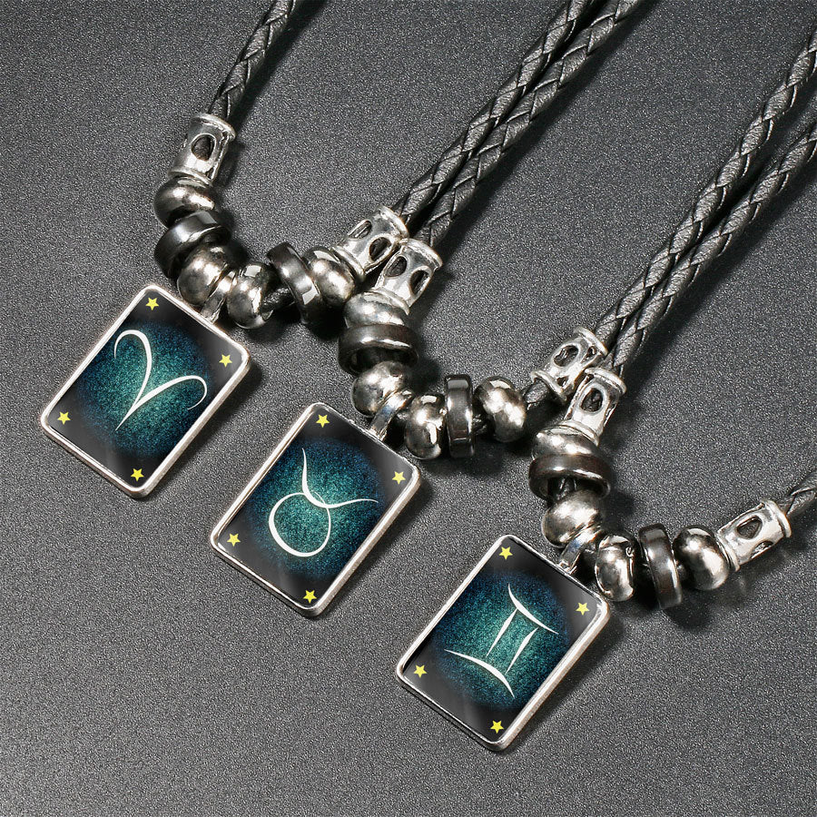 Crystal Zodiac Symbol Necklace