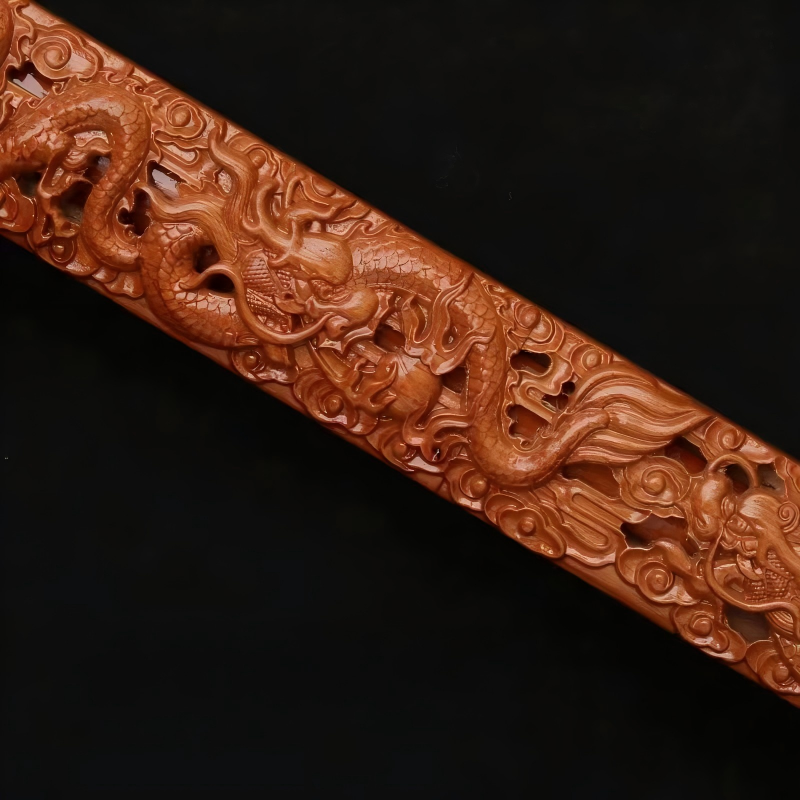 Traditional Peach Wood Sword
