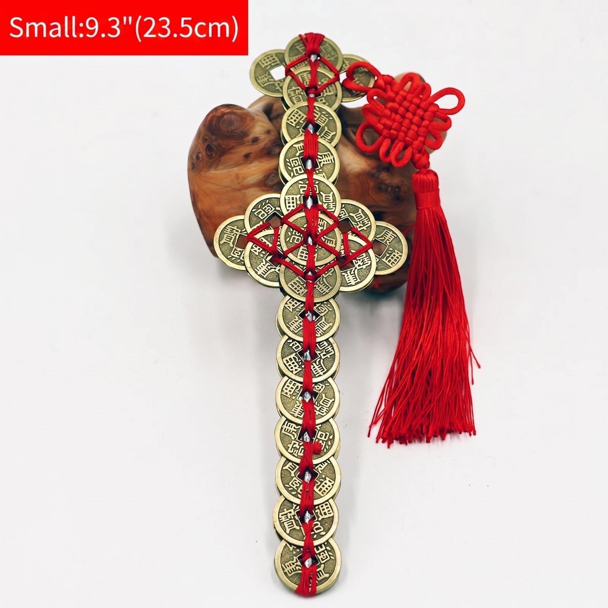 Traditional Coin Sword – Hand-Strung Feng Shui Harmony Amulet for Home & Office