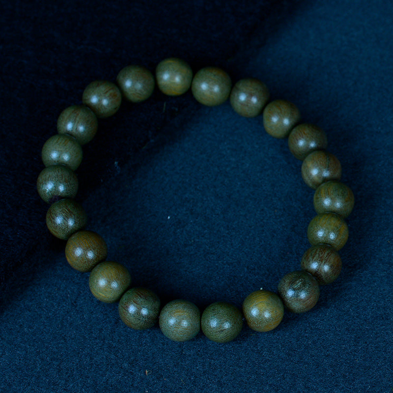 Green Sandalwood Bead Bracelet