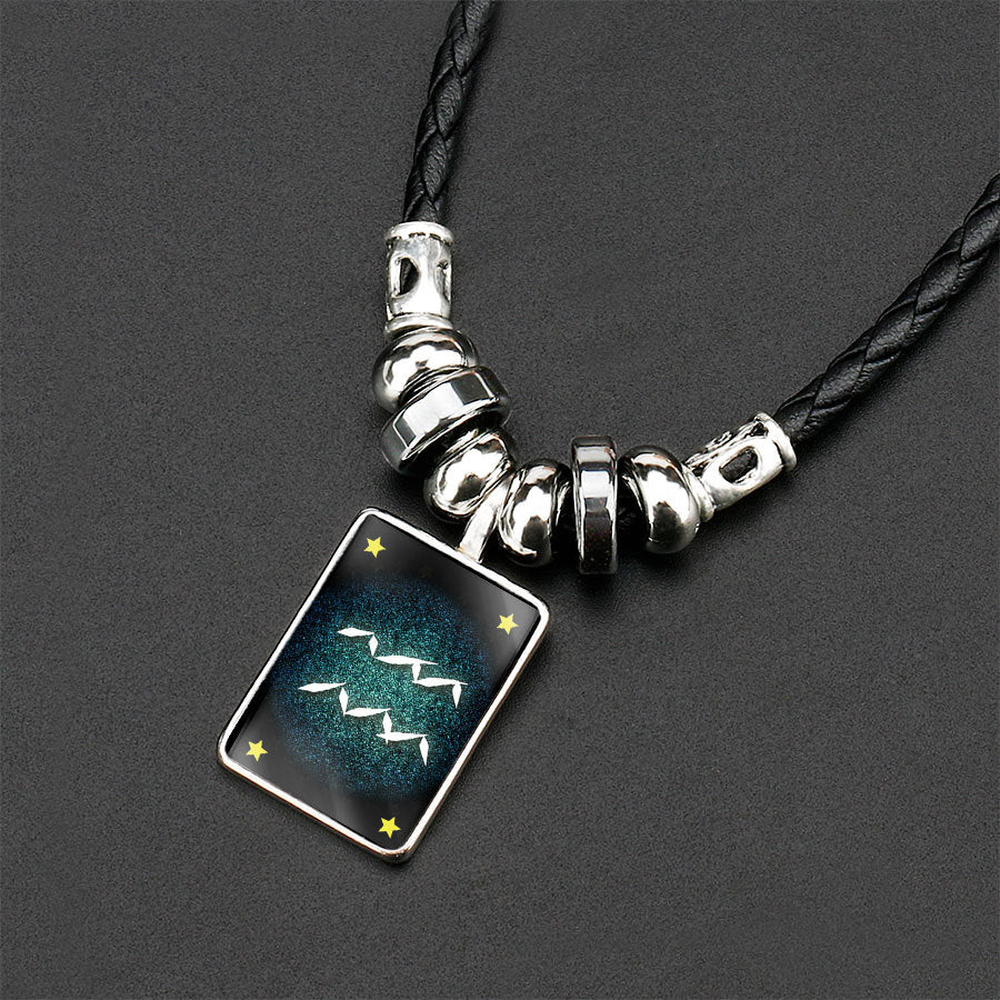 Crystal Zodiac Symbol Necklace