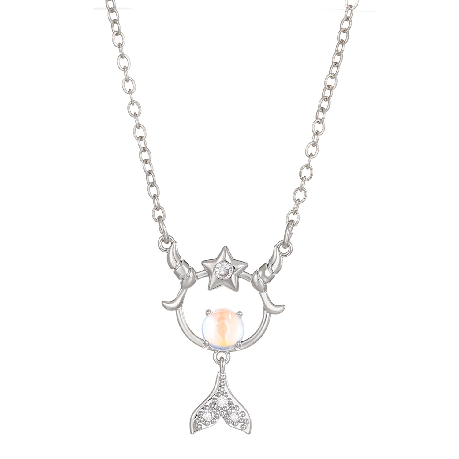 Moonstone Zodiac Constellation Necklace