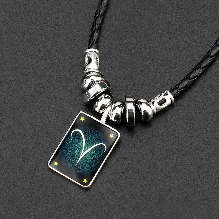 Crystal Zodiac Symbol Necklace