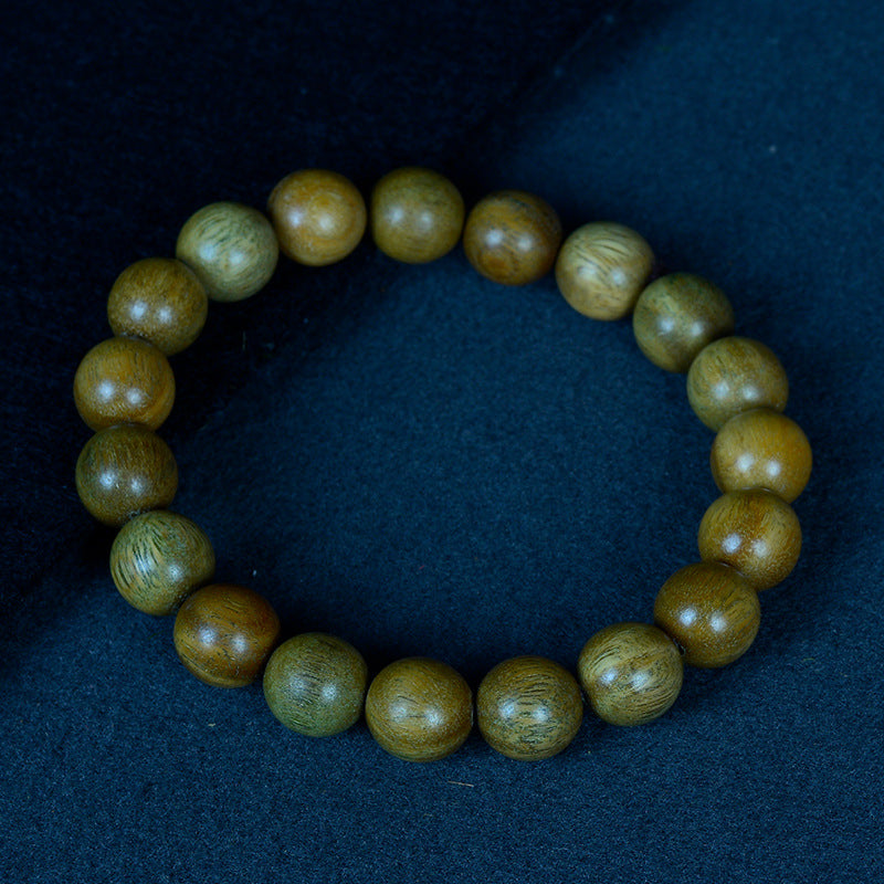 Green Sandalwood Bead Bracelet