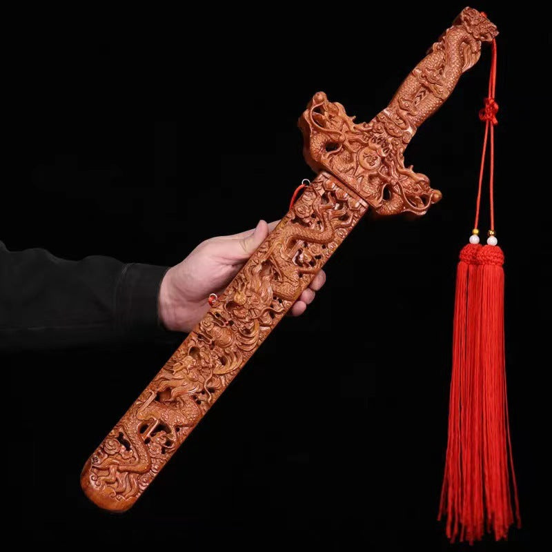 Traditional Peach Wood Sword
