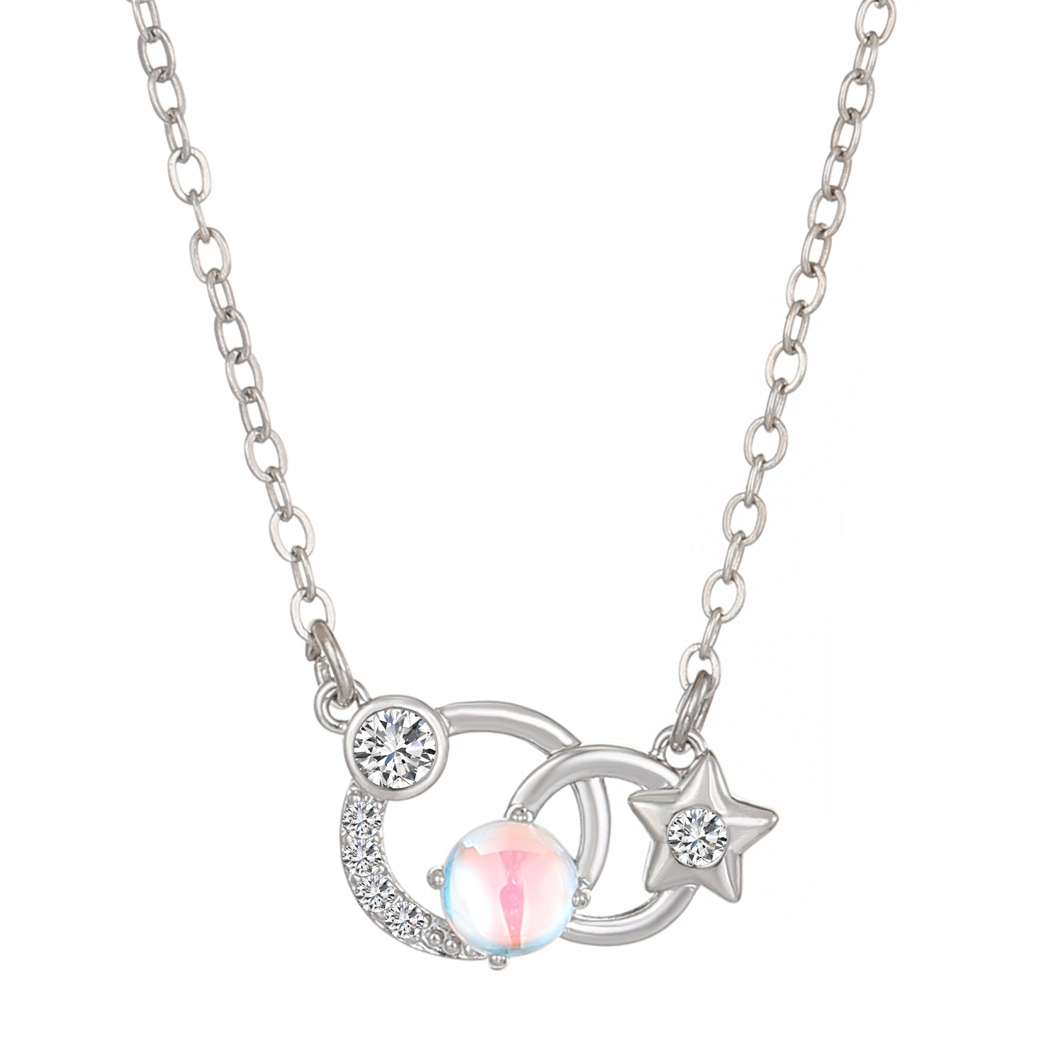 Moonstone Zodiac Constellation Necklace