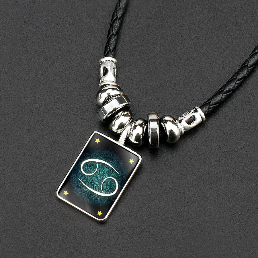 Crystal Zodiac Symbol Necklace