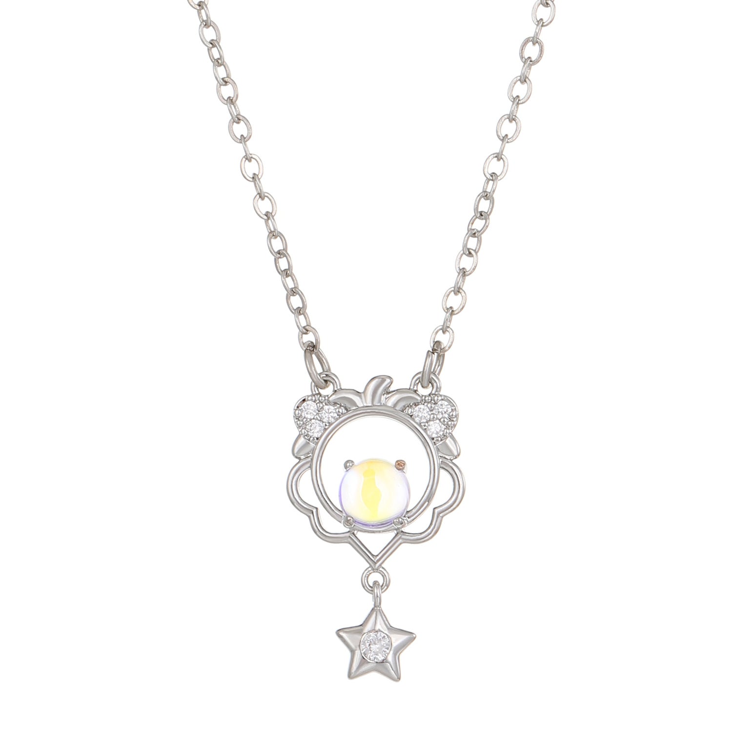 Moonstone Zodiac Constellation Necklace