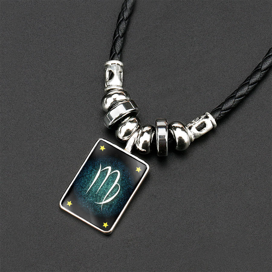 Crystal Zodiac Symbol Necklace