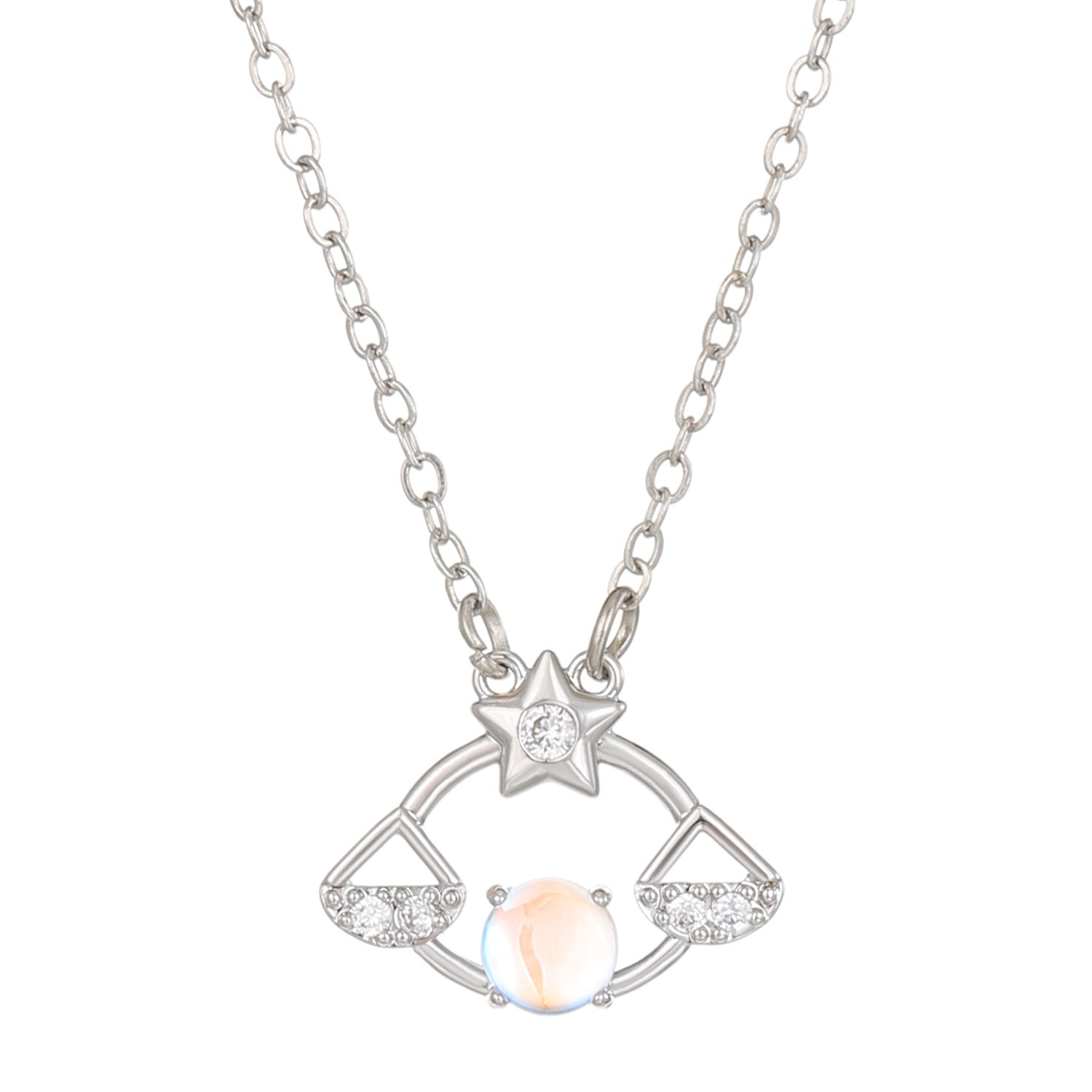 Moonstone Zodiac Constellation Necklace