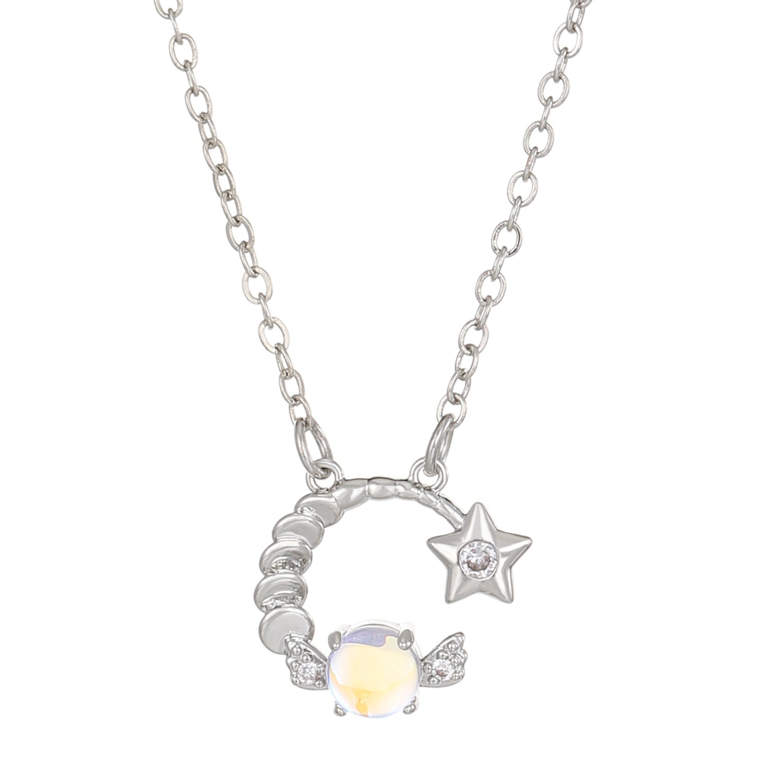 Moonstone Zodiac Constellation Necklace